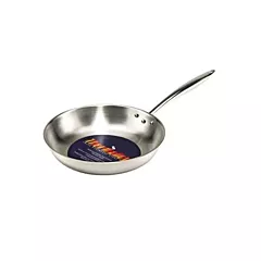 Browne thermalloy stainless steel deluxe fry pan, 14