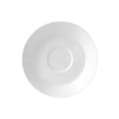 Steelite Monaco Single Well Saucer, White, 6