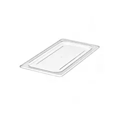 Cambro camwear food pan cover, clear, 1/3 size - 025/30cwc13