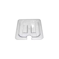 Nella 1/3 Size Notched Food Pan Cover with Handle, Clear
