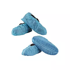 Shoe Covers, Blue, Non-Skid 100/box