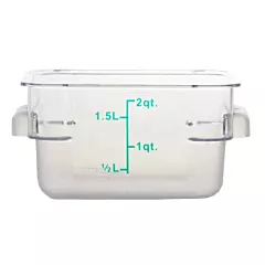 Nella 2 Qt Square Food Storage Container, Clear