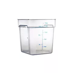 Nella 18 Qt Square Food Storage Container, Clear