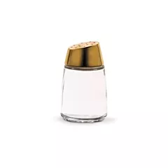 Vollrath Traex Continental 2 Oz Salt & Pepper Shaker with Gold Top, 12 /Case