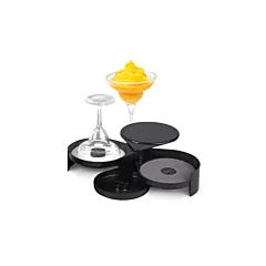 Slice Craft 3-Tier Glass Rimmer(OM80588)