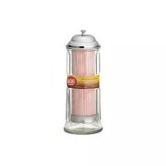 Tablecraft verre straw dispenser - h714ch 558/h714ch