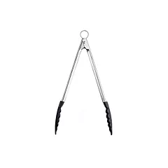 Cuisipro Nylon Non-Stick Locking Tongs Black, 12