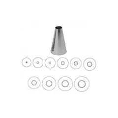 Johnson-rose cake decorating tube, plain, size 7- 100/447