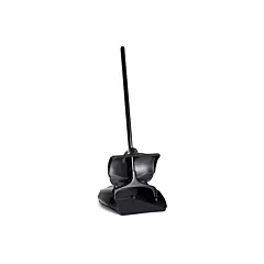 Rubbermaid lobby pro upright dust pan w/ cover, noir - fg25