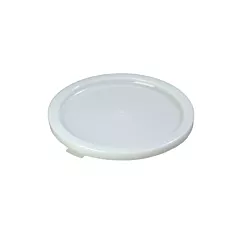 Carlisle Round Food Storage Container Lid, White, 12.75