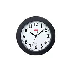 Noir round clock , 10