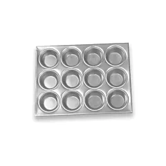 Browne aluminum muffin/cup cake pan, 12 cup - 5811612 016/58