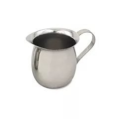 Browne stainless steel bell-shaped creamer, 8 oz - 515073 01