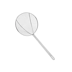 Browne nickel plated round skimmer, 6