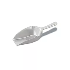 Browne Aluminum Flat Bottom Scoop, 8.3