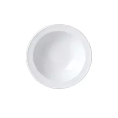 Steelite Simplicity Stone Rim Fruit Bowl, White, 6.5