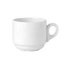 Steelite Simplicity Stacking Atlanta Cup, White, 7.5 oz 3DZ