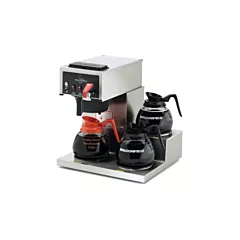 Bloomfield Koffee King Pour Over Decanter Coffee Brewer with 3 Warmers(8571)