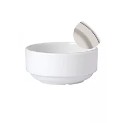 Steelite simplicity soup cup, noir line, 10 oz - 11350121 0