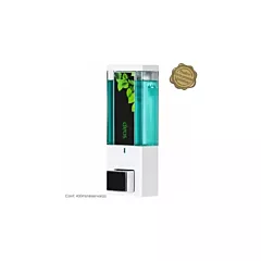 1-Chamber iQon Liquid Bath Amenities Dispenser color Transluscent White 