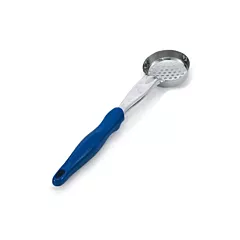 Vollrath Spoodle Round Bowl, Perforated, Blue, 2 oz - 643223