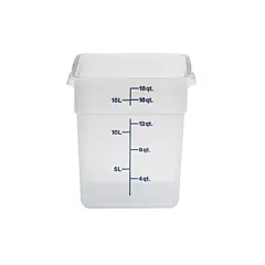 Cambro CamSquare, Translucent, 18 qt - 18SFSPP190 025/18sfsp