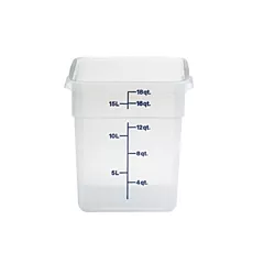 Cambro CamSquare, Poly White, 18 qt - 18SFSP148 025/18sfsp14