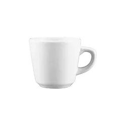 Browne Palm Ceramic Tall Cup, White, 7 oz 3DZ - 563977 016/5