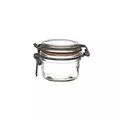Bormioli Rocco Glass Fido Jar w/ Snap Lid, 6 oz - 4949Q459 0