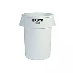 Rubbermaid brute waste container 32 gal, white - 152/fg26320
