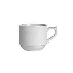 Steelite Concerto Coffee Cup, White, 6.75 oz 2DZ - 6306P770