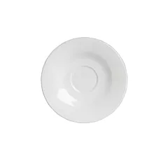 Steelite concerto bouillon cup saucer, white, 6.125