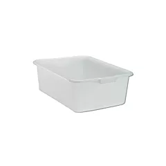 Vollrath Traex Color-Mate Bus/Utility Bin, White, 7