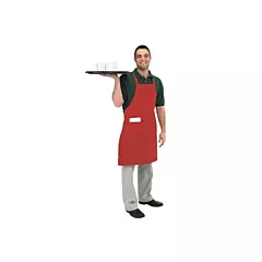 Chef Revival Full Bib Apron, Black - 601BAC-BK 1485/601BAC-B