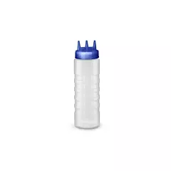 Vollrath triple tip squeeze bottle, 32 oz - 3332-1344 1900/3