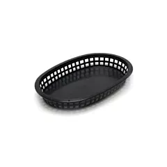 Tablecraft chicago platter basket, noir, 10.5