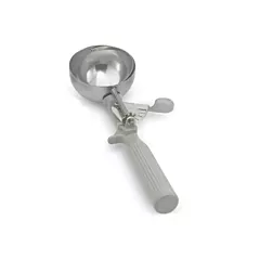 Vollrath Color-Coded One-Piece Disher, Grey, 4 oz - 47140 19