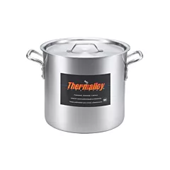 Browne thermalloy heavy weight aluminum stock pot, 20 qt - 5