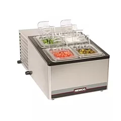Nemco 4 Pan Refrigerated Condiment Station