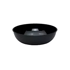 Cambro camwear round ribbed bowl, noir, 15