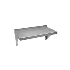 Efi stainless steel wall mount shelf 12