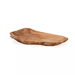 Torre & Tagus Costa Carved Wooden Platter, 17.75
