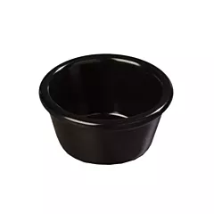Carlisle Smooth Ramekin, Black, 6 oz - 376/S286 BLACK