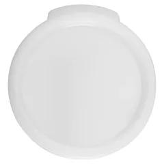 Winco Round Food Storage Cover for 2 & 4 Qt Containers, White