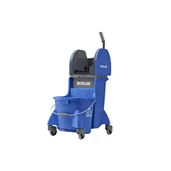 Ecolab DuraLoc Dual Cavity Mop Bucket, Blue