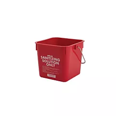 Ecolab 3 Qt Sanitizing Bucket, Red - 92682672