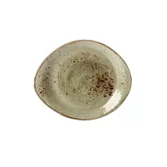 Steelite craft plate, green, 10