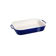 Staub rectangle dish, dark blue, 34x24cm - 1004619 003/1004