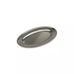 Browne Stainless Steel Oval Platter, 19.5â€ x 13.5â€ - 574185