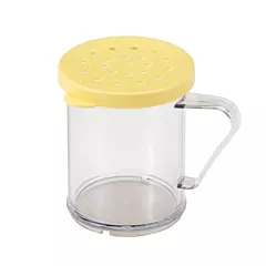 Cambro 10 Oz Shaker Dredger Yellow with Lid for Cheese(96SKRC)